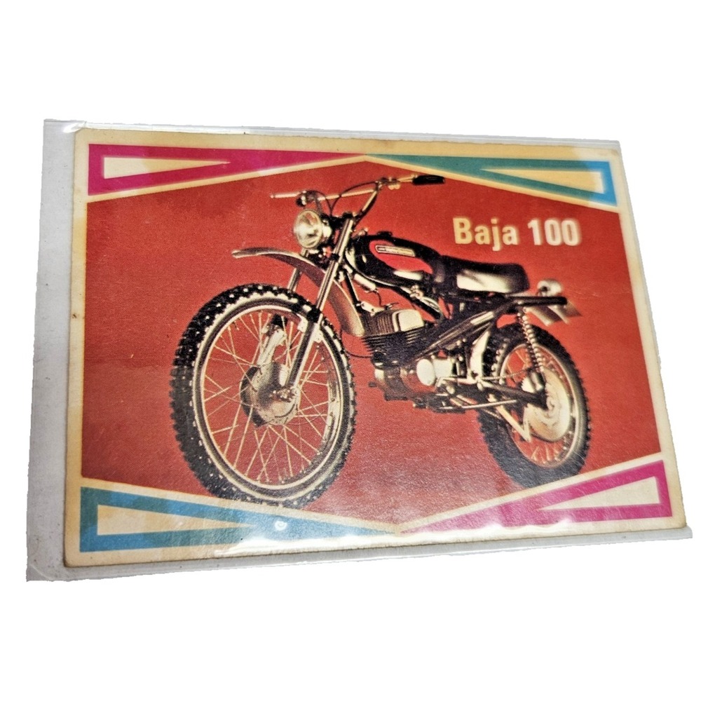 Baja 100 1972 Donruss Choppers & Super Bikes Card Set #4